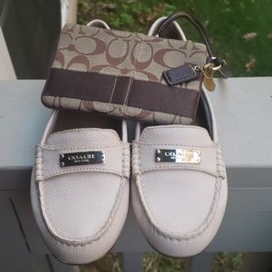 COACH LOAFERS AND WRISTLET!